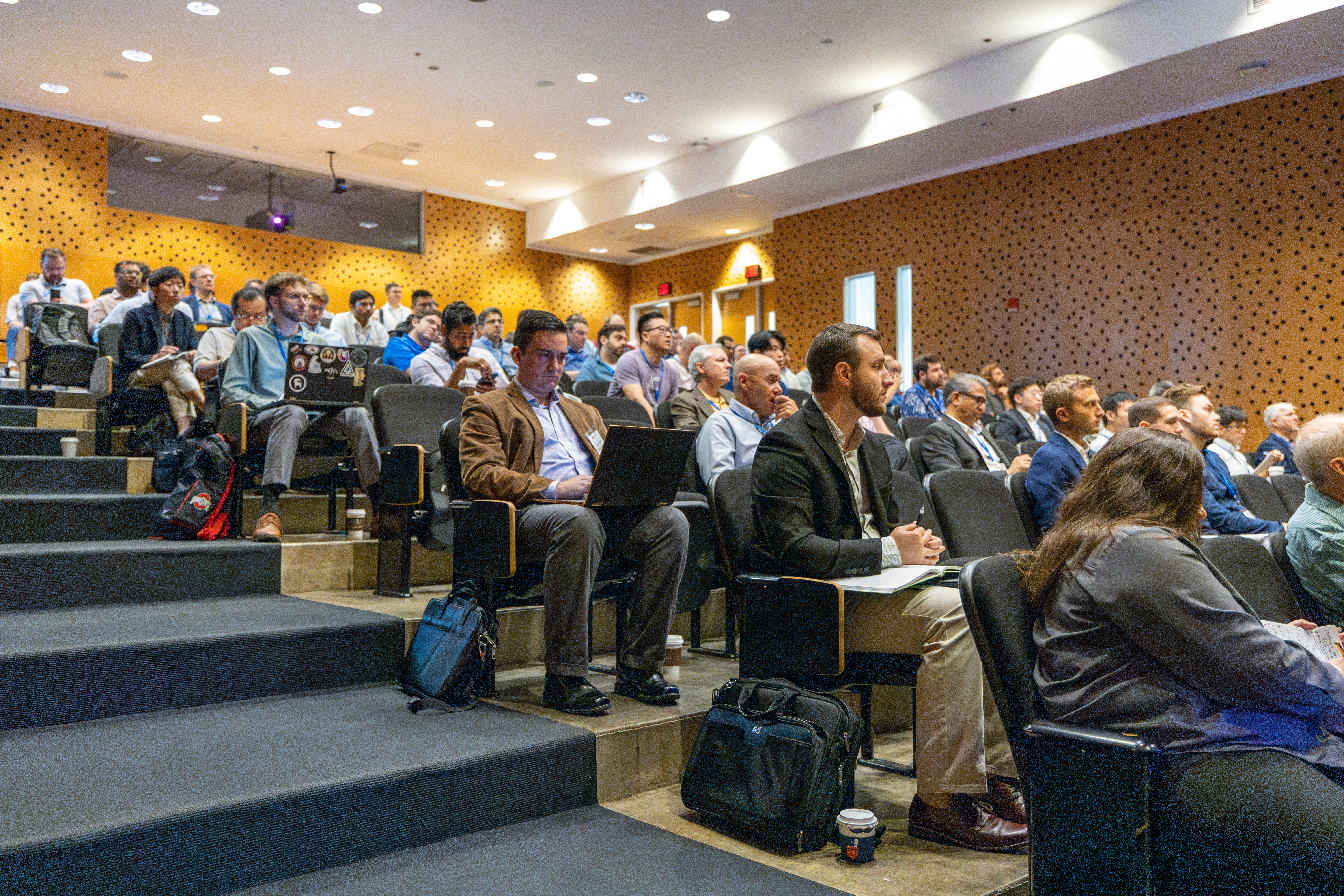 Attendees gather for a presentation at GOX 2024.