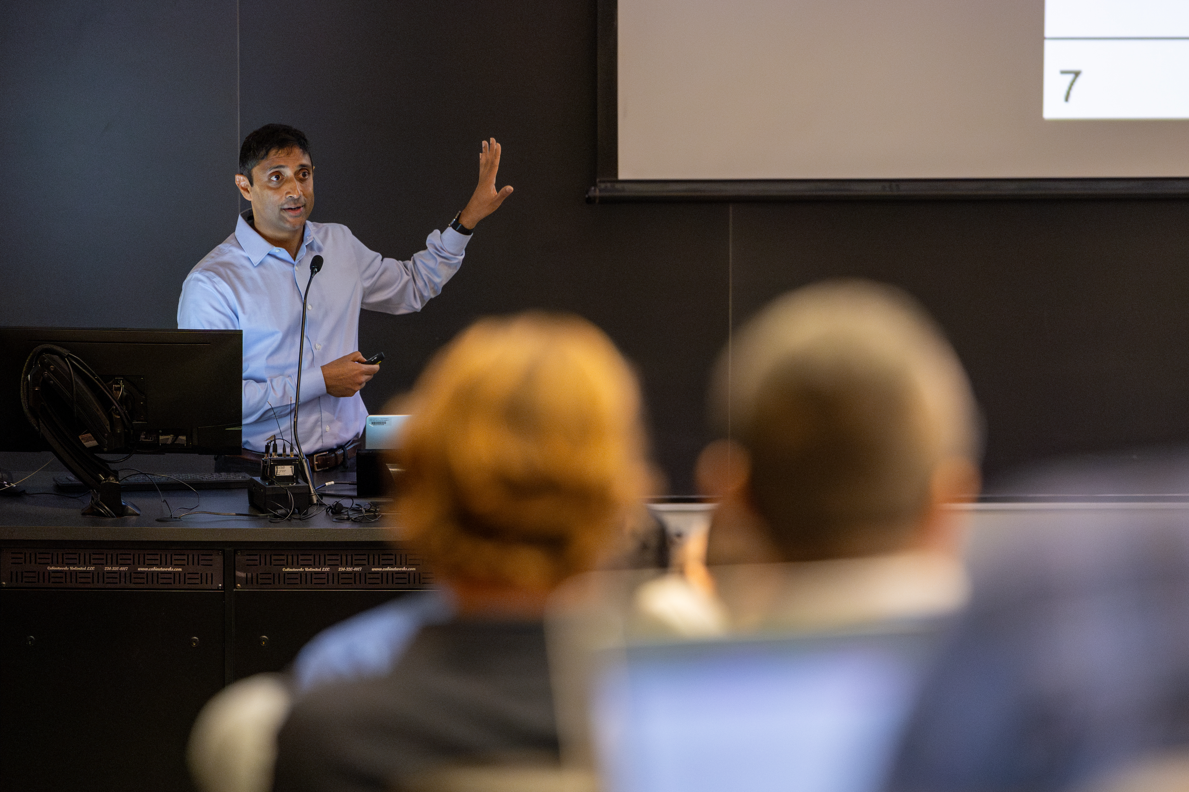 GOX 2024 speaker Siddharth Rajan, a professor in Electrical & Computer Engineering and Materials Science & Engineering at Ohio State.