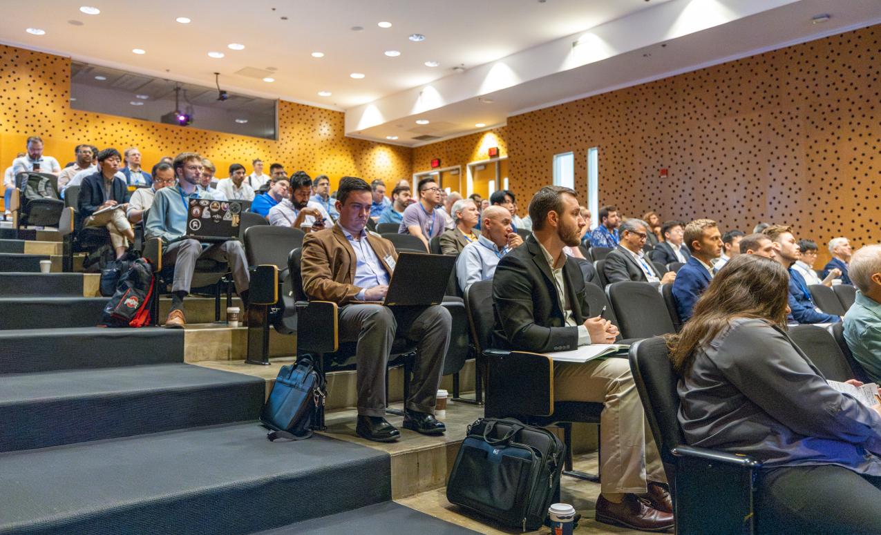 Attendees at GOX 2024 presentation.