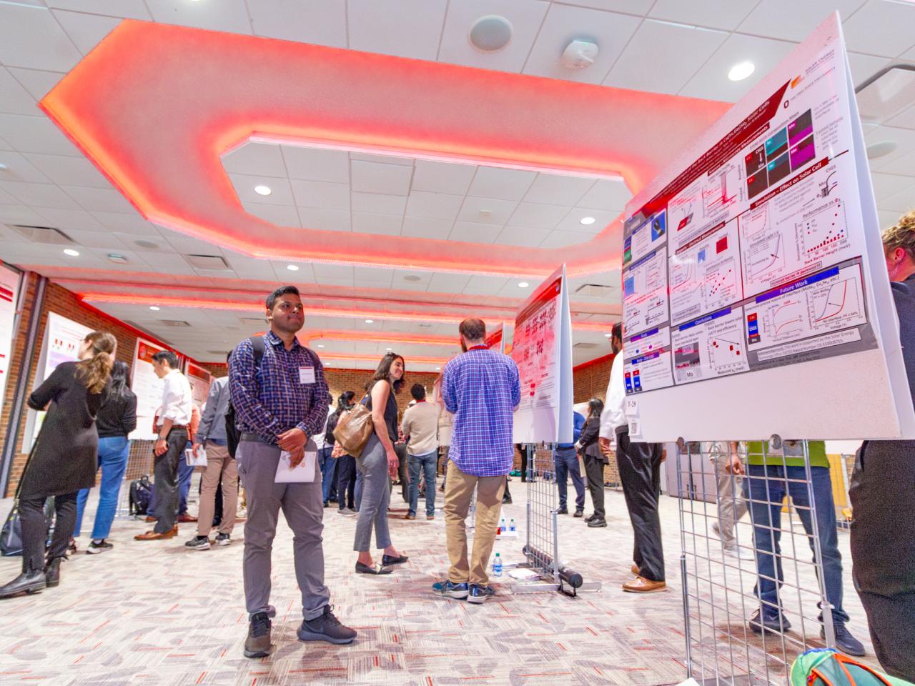 Attendees of MMC 2023 during the poster session.