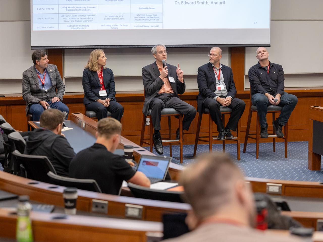 Panel discussion at MIST event.