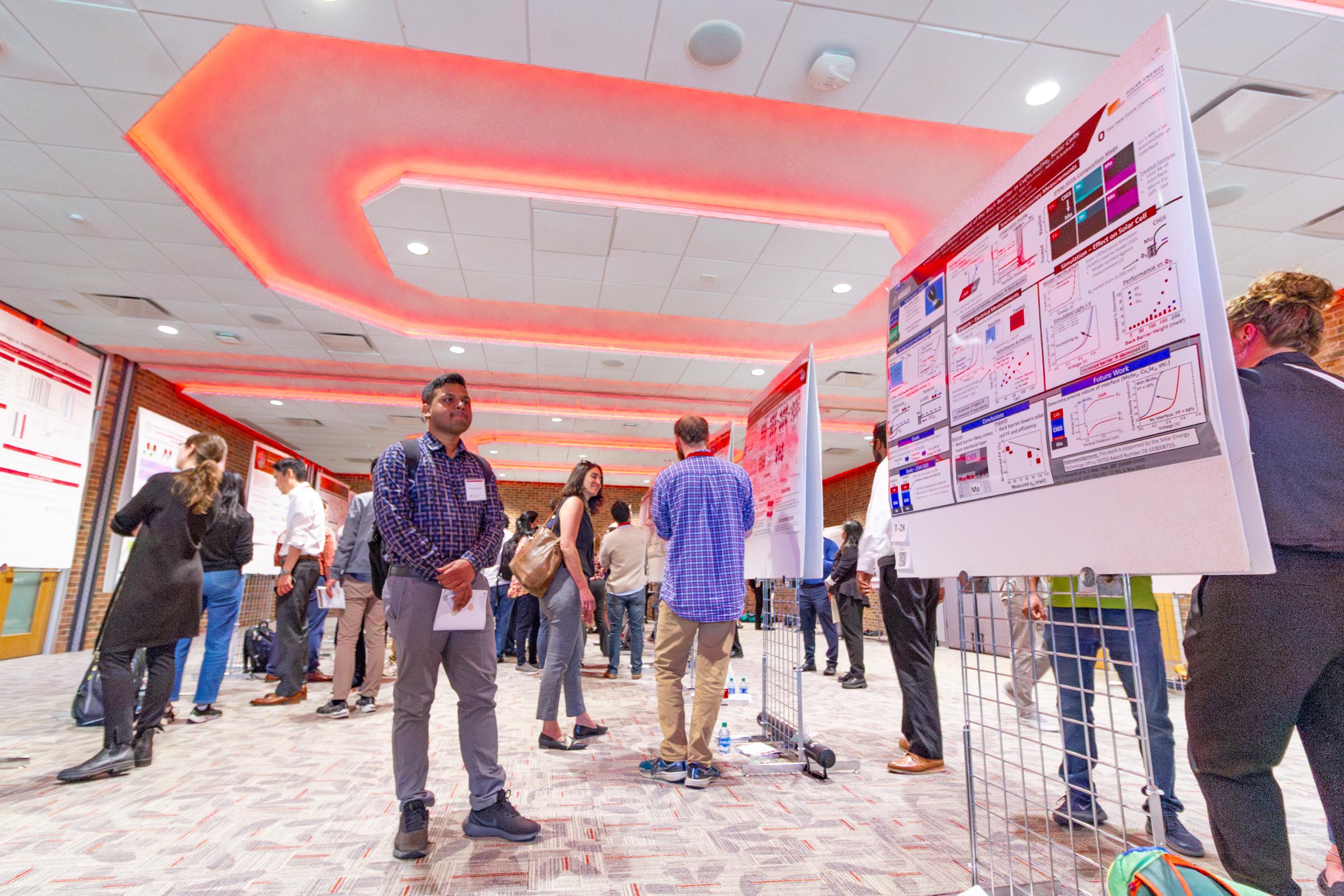 Attendees of MMC 2023 during the poster session.