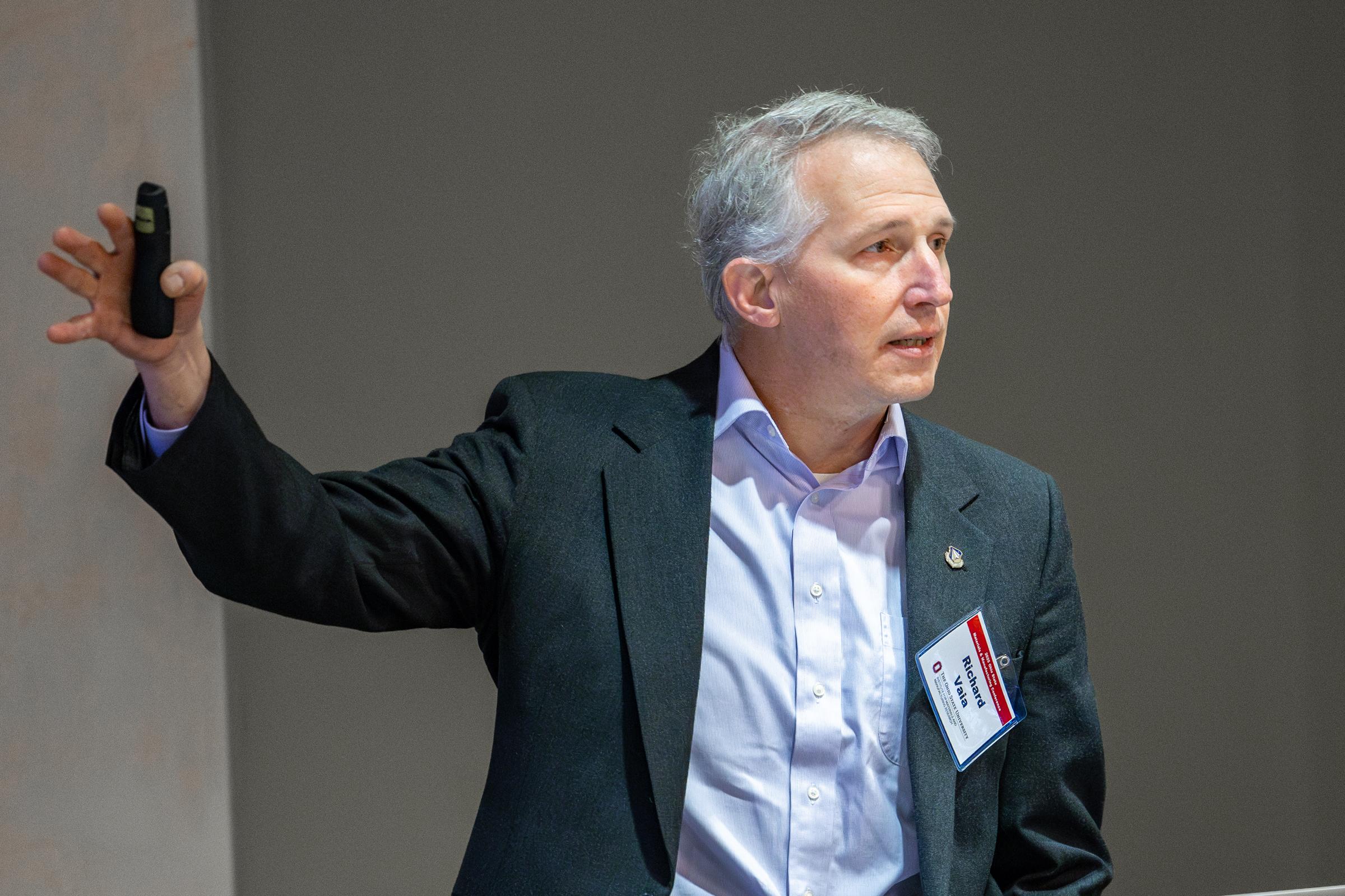 Dr. Richard A. Vaia, Chief Scientist in the Materials and Manufacturing Directorate at the Air Force Research Laboratory speaks at MMC '25.