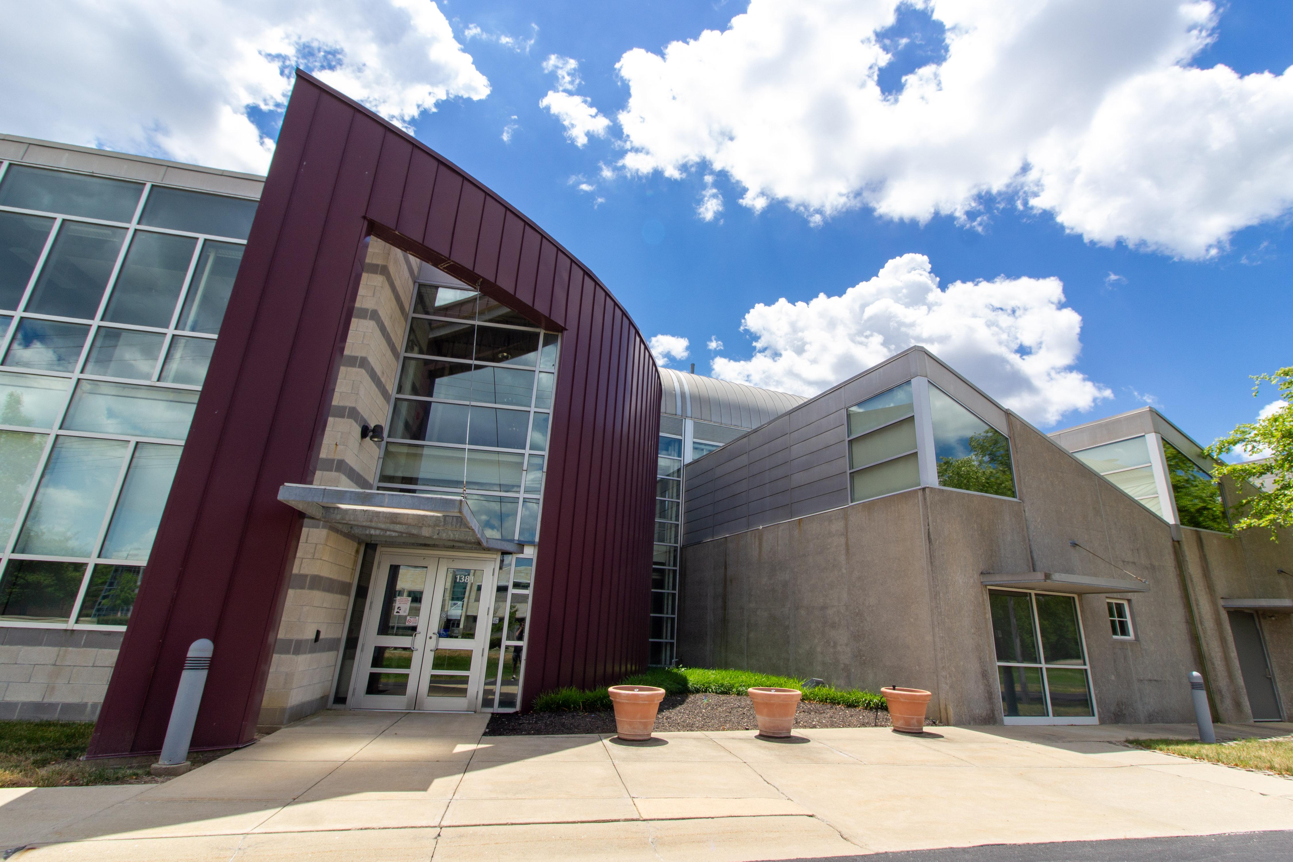 Front exterior of the Nanotech West Lab building at Ohio State.
