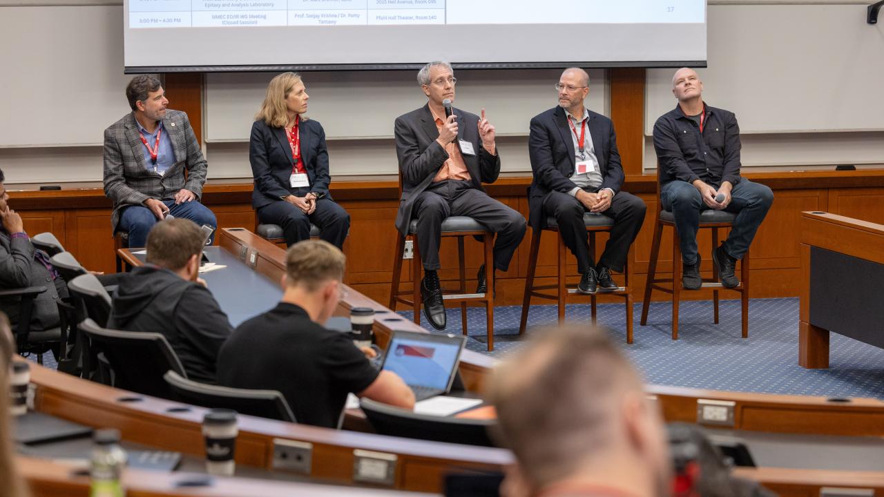 Panel discussion at MIST event.